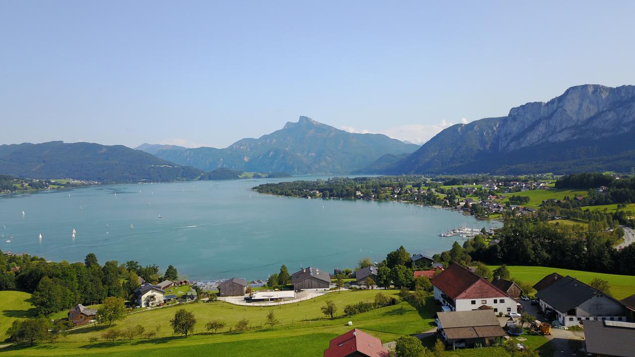 Hotel Pension Strobl Mondsee Exterior foto